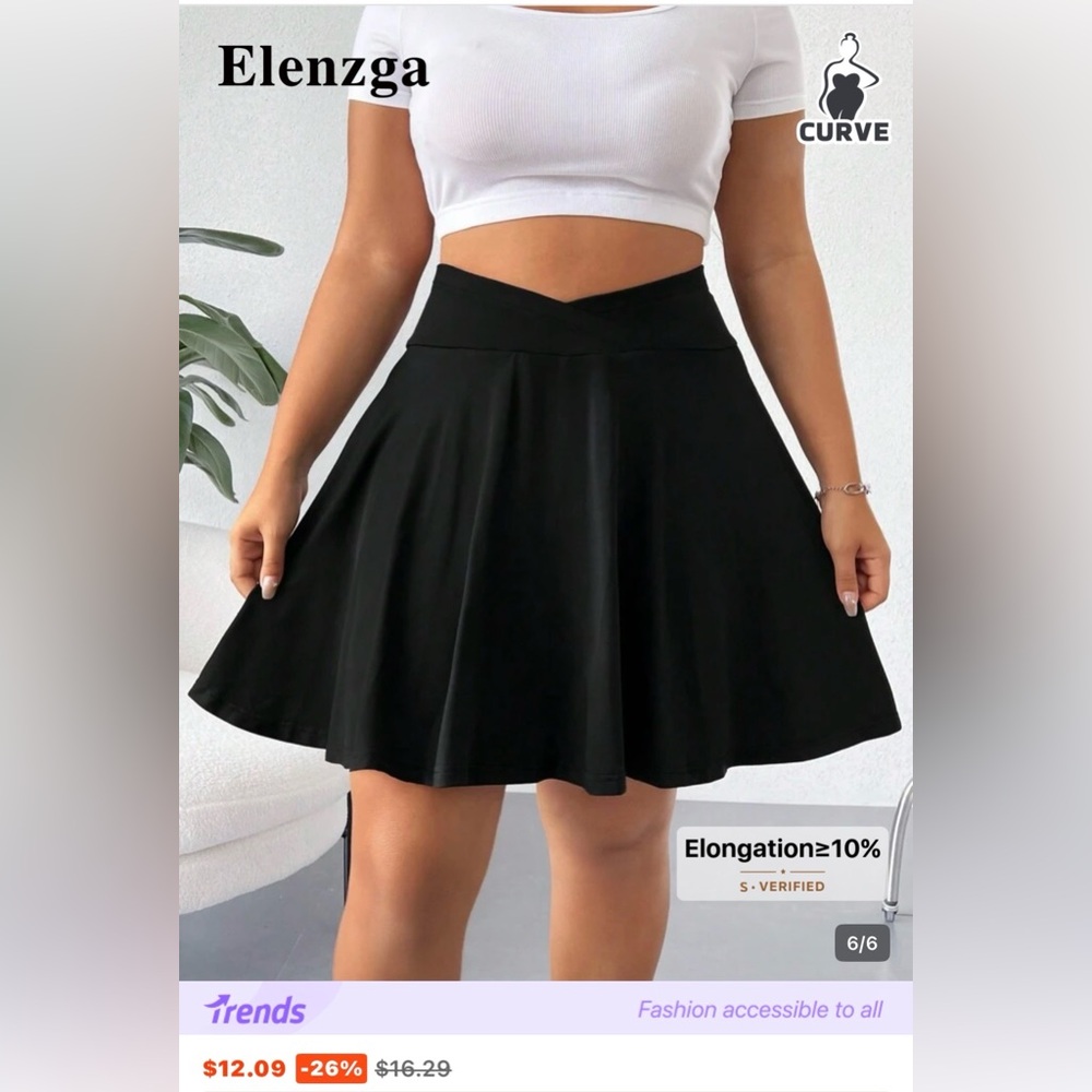 SHEIN Curve Shirt with Shorts - 2XL